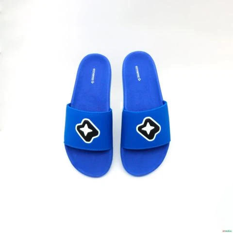 Sandália Slide Azul NILO -  Cores: Azul Tamanho: 37/38