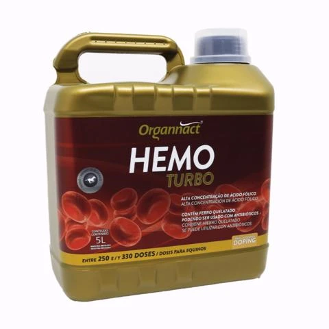 Suplemento Hemo Turbo Organnact -  Peso: Embalagem de 5L