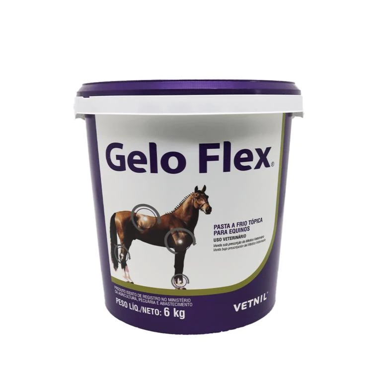 Vetnil Gelo Flex® - Relaxante muscular -  Peso: Balde 6Kg