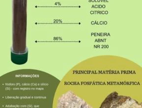 Fosfato Natural Reativo (24%P2O5, 20%Cálcio) - BIGBAG
