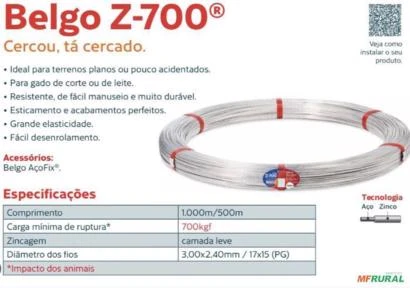 Arame Liso Belgo Z-700