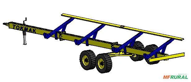 CARRETA TRANSPORTADORA DE PLATAFORMA DE COLHETADEIRA