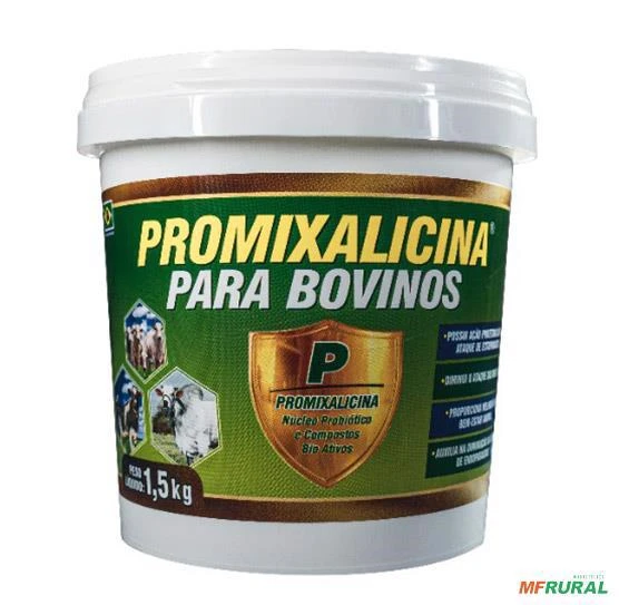 Suplemento Mineral ANTIPARASITÁRIO Probiótico BOVINOS (1,5kg ou 25kg) - Promixalicina -  Peso: 25KG