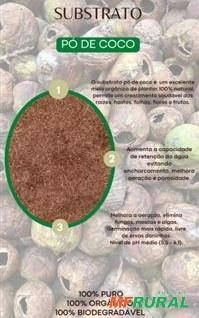 Substrato de Coco 30 Kg Imagem Substrato de Coco 30 Kg
