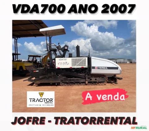VIDRO ACABADORA DE ASFALTO VDA 700 / TEREX