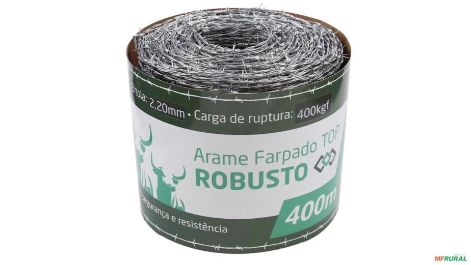 Arame Farpado - Robusto 400 KGF Imagem Arame Farpado - Robusto 400 KGF