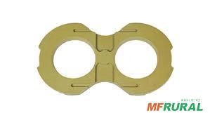 Placa encosto motor hidraulico case 00407394 Imagem Placa encosto motor hidraulico case 00407394