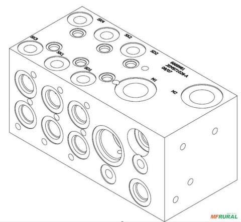 BLOCO MANIFOLD 6669981 971026-A Imagem BLOCO MANIFOLD 6669981 971026-A