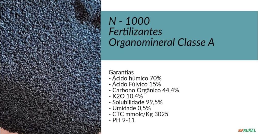 Fertilizante orgânico N-1000 Imagem Fertilizante orgânico N-1000