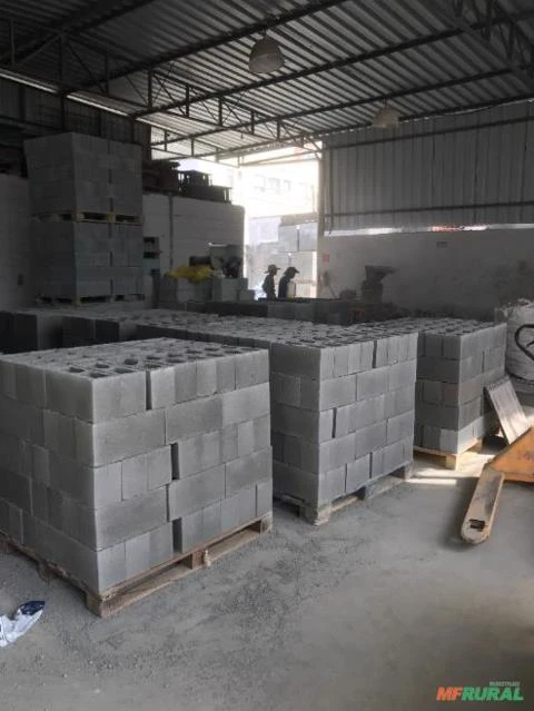 Fábrica de paver e blocos de concreto completa automatizada