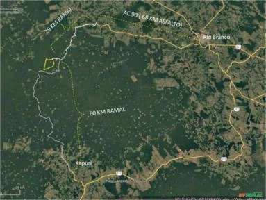 FAZENDA COM  2.300 hectares,  Rio Branco - AC  R$ 700,00 o Hectare