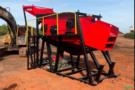 Peneira vibratória de mineração e grãos Imagem Peneira vibratória de mineração e grãos
