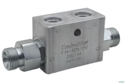 Valvula De Retenção Pilotada Simples 70lts - Control Star 200154 Imagem Valvula De Retenção Pilotada Simples 70lts - Control Star 200154