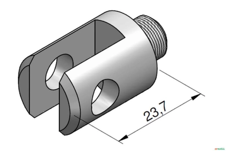 Puxador Da Haste Femea (Curto) - Racine ML25 Imagem Puxador Da Haste Femea (Curto) - Racine ML25