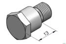 Parafuso De Centragem 9mm - Racine ML15 Imagem Parafuso De Centragem 9mm - Racine ML15