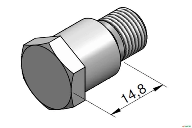 Parafuso De Centragem 11mm - Racine ML15 Imagem Parafuso De Centragem 11mm - Racine ML15
