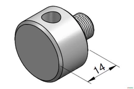 Parafuso Do Detente 3 Posições - Racine ML25 Imagem Parafuso Do Detente 3 Posições - Racine ML25