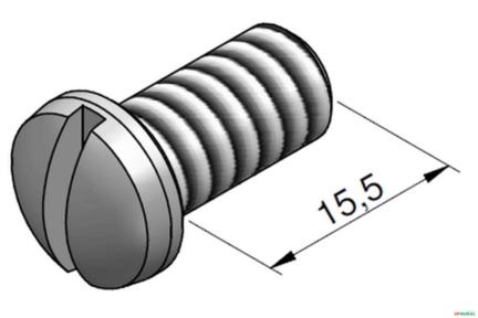 Parafuso Do Copinho - Racine ML25 Imagem Parafuso Do Copinho - Racine ML25