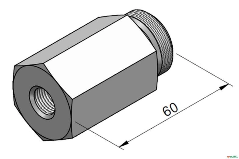 Corpo da Valvula de Restrição - Racine ML25 Imagem Corpo da Valvula de Restrição - Racine ML25