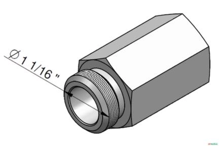 Imagem Corpo da Valvula de Restrição - Racine ML25 Imagem Corpo da Valvula de Restrição - Racine ML25