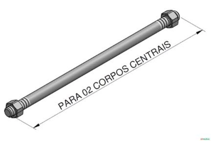 Tirante Para 02 Corpos Centrais - Racine ML25 Imagem Tirante Para 02 Corpos Centrais - Racine ML25