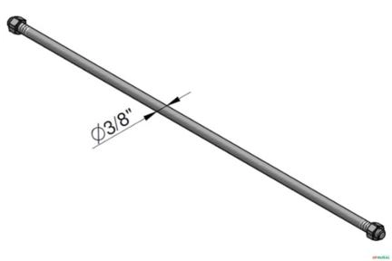 Imagem Tirante Para 08 Corpos Centrais - Racine ML25 Imagem Tirante Para 08 Corpos Centrais - Racine ML25