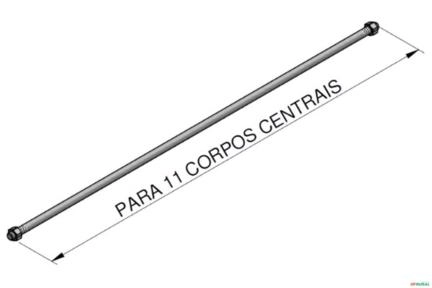 Tirante Para 11 Corpos Centrais - Racine ML25 Imagem Tirante Para 11 Corpos Centrais - Racine ML25