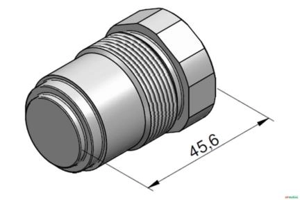 Tampão Para Valvula Secundaria - Racine ML42 Imagem Tampão Para Valvula Secundaria - Racine ML42