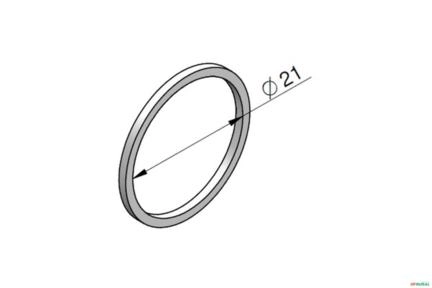 Anel de Teflon (21mm) - Racine ML42 Imagem Anel de Teflon (21mm) - Racine ML42