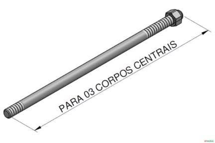 Tirante Para 03 Corpos Centrais - Racine ML42 Imagem Tirante Para 03 Corpos Centrais - Racine ML42