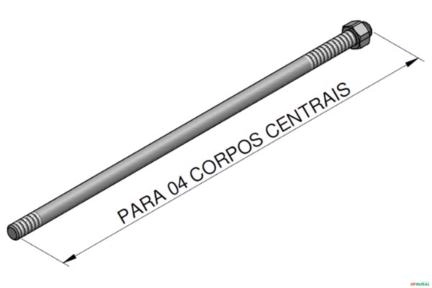 Tirante Para 04 Corpos Centrais - Racine ML42 Imagem Tirante Para 04 Corpos Centrais - Racine ML42