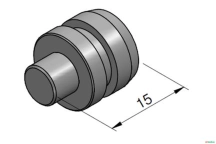 Embolo da Valvula de Alivio Direta - Racine S-1427 Imagem Embolo da Valvula de Alivio Direta - Racine S-1427