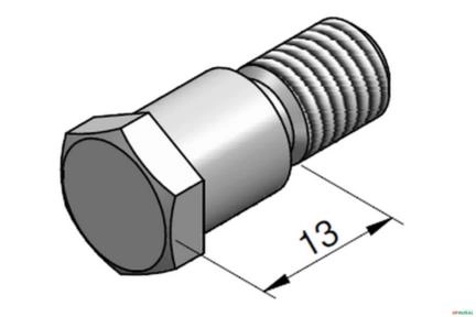 Parafuso de Centragem - Hidrover CH60 Imagem Parafuso de Centragem - Hidrover CH60