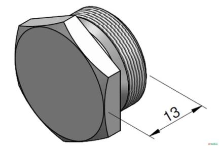 Tampa da Valvula de Retenção de Carga - Hidrover CH60 Imagem Tampa da Valvula de Retenção de Carga - Hidrover CH60