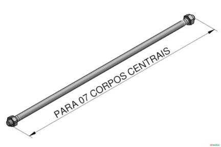 Tirante Para 07 Corpos Centrais - Hidrover CH60 Imagem Tirante Para 07 Corpos Centrais - Hidrover CH60