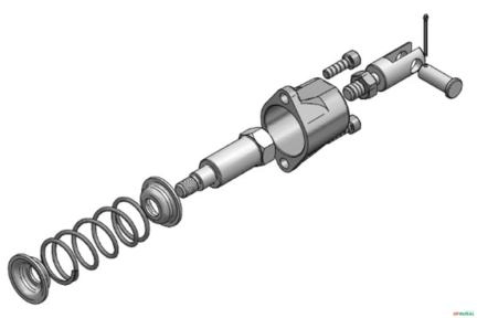 Conjunto de Centragem Por Mola Duplo Acionamento (Femea) - Hidrover CH60 Imagem Conjunto de Centragem Por Mola Duplo Acionamento (Femea) - Hidrover CH60