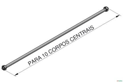 Tirante Para 10 Corpos Centrais - Hidrover CH100 Imagem Tirante Para 10 Corpos Centrais - Hidrover CH100