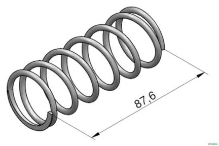 Mola de Centragem da Haste da Inclinação (Detente Magnetico) - Ermeto VDSP24 Imagem Mola de Centragem da Haste da Inclinação (Detente Magnetico) - Ermeto VDSP24