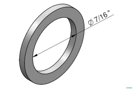 Arruela da Vedação da Valvula de Alivio Primaria - Ermeto VDSP24 - Parker VDP11 / VDP12 / VDSP22 / VS32 Imagem Arruela da Vedação da Valvula de Alivio Primaria - Ermeto VDSP24 - Parker VDP11 / VDP12 / VDSP22 / VS32