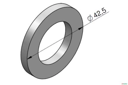 Arruela de Encosto do Anel (Inclinação - 4,8mm) - Ermeto VDSP24 Imagem Arruela de Encosto do Anel (Inclinação - 4,8mm) - Ermeto VDSP24
