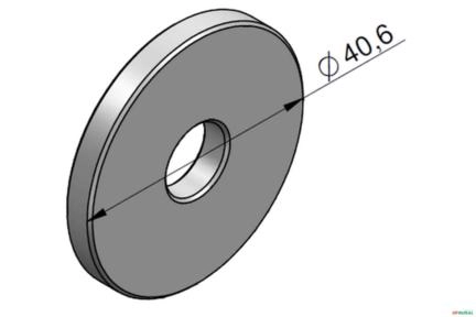 Arruela Lisa do Detente Magnetico - Ermeto VDSP24 Imagem Arruela Lisa do Detente Magnetico - Ermeto VDSP24