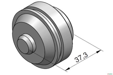 Tampa do Copinho Sem Conector Elétrico (Detente Magnetico) - Ermeto VDSP24 Imagem Tampa do Copinho Sem Conector Elétrico (Detente Magnetico) - Ermeto VDSP24