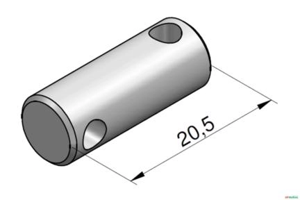 Pino Articulador - Detente Mec. Ermeto VDSP24 / Parker VDP14 // Detente Magn. Parker VDSP22 / VS32 Imagem Pino Articulador - Detente Mec. Ermeto VDSP24 / Parker VDP14 // Detente Magn. Parker VDSP22 / VS32