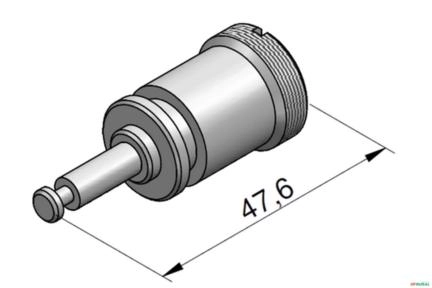 Parafuso de Reg. (C/ Guia Fino) da Valvula de Alivio Secundaria - Ermeto VDSP24 Imagem Parafuso de Reg. (C/ Guia Fino) da Valvula de Alivio Secundaria - Ermeto VDSP24