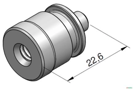 Tampa (C/ Rosca) da Valvula de Retenção de Carga - Bosch SB12 (Moderno) Imagem Tampa (C/ Rosca) da Valvula de Retenção de Carga - Bosch SB12 (Moderno)