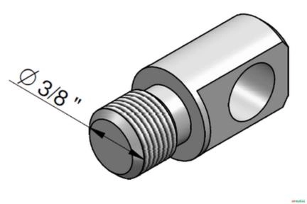 Imagem Puxador (Fixo) - Case Estabilizador 580H Imagem Puxador (Fixo) - Case Estabilizador 580H