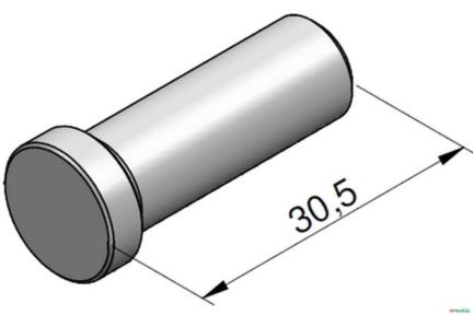 Embolo da Valvula de Refluxo - Traseiro 580H Imagem Embolo da Valvula de Refluxo - Traseiro 580H