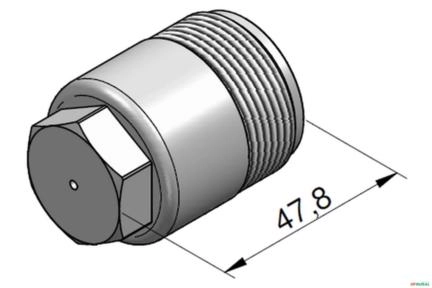 Copinho - Case Traseiro 580H / 580L Imagem Copinho - Case Traseiro 580H / 580L