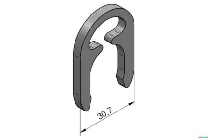 Limitador da Haste Controladora das Marchas - Alisson (W20A) Imagem Limitador da Haste Controladora das Marchas - Alisson (W20A)