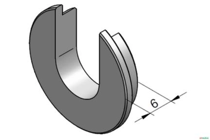 Assento de Mola - Fiat DA100 (AS7B - 24mm) Imagem Assento de Mola - Fiat DA100 (AS7B - 24mm)